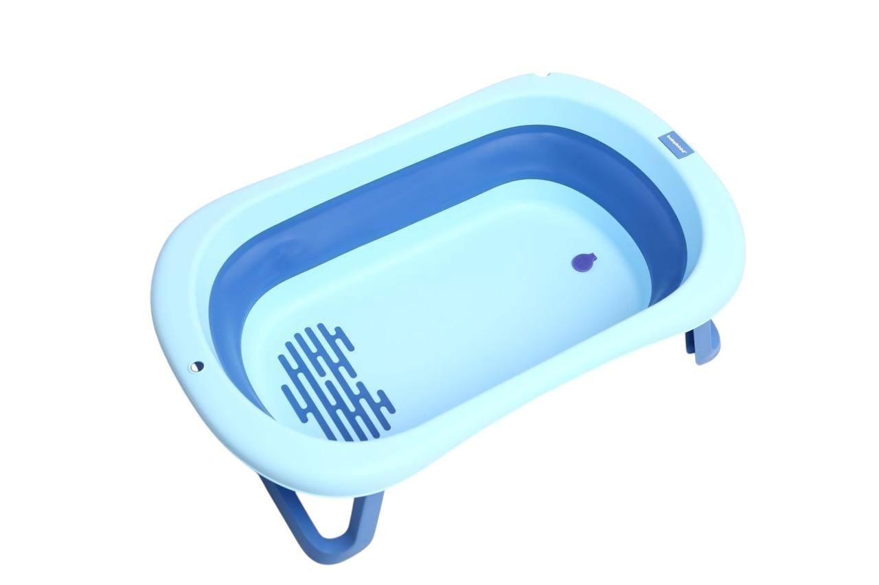 Набір ванна дитяча складна Babyhood Комфорт BH-326BB Синій (29390751)