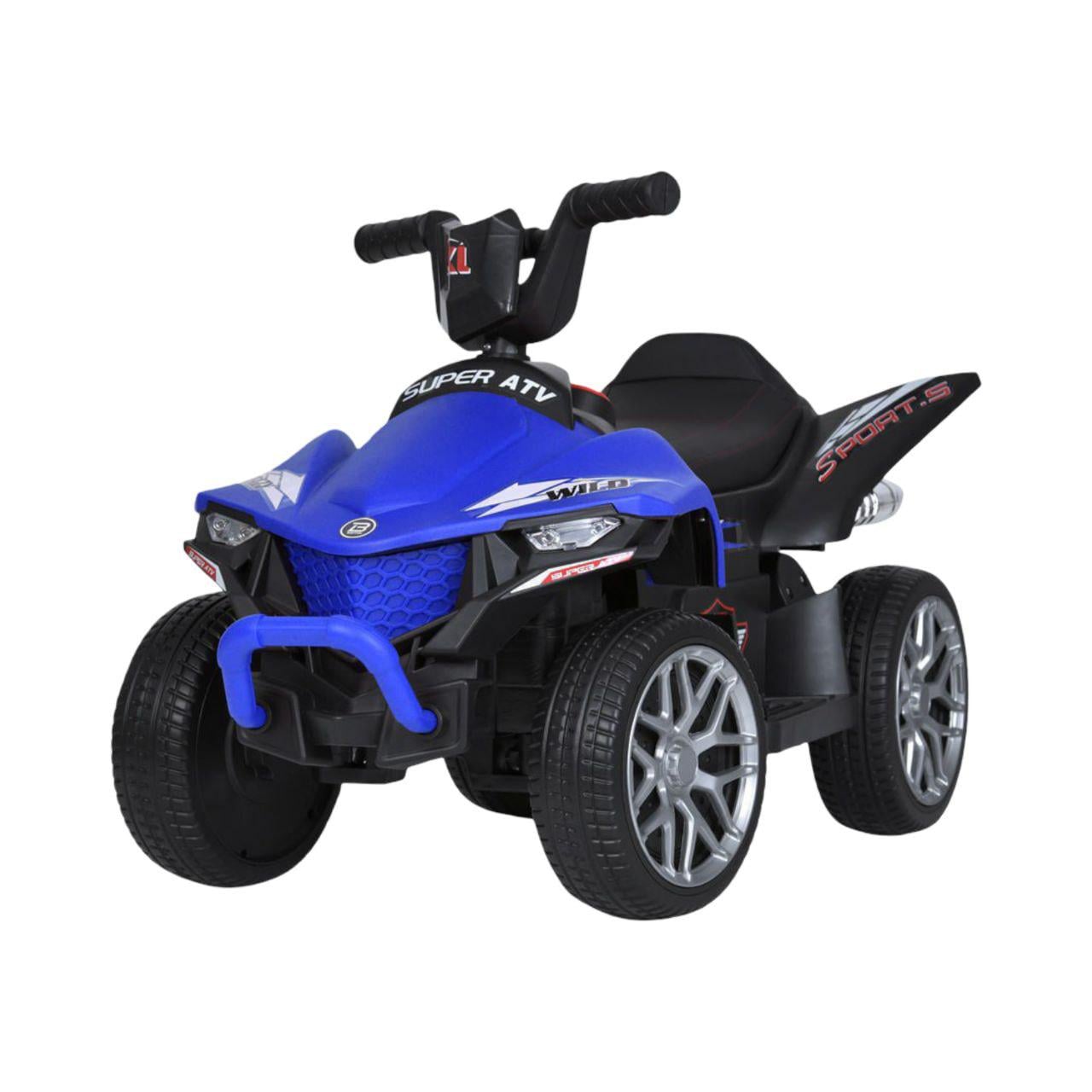 Детский квадроцикл Bambi Racer M 5730ELR-4 на 2 мотора/колеса EVA/кожаное сиденье Синий (33310131)