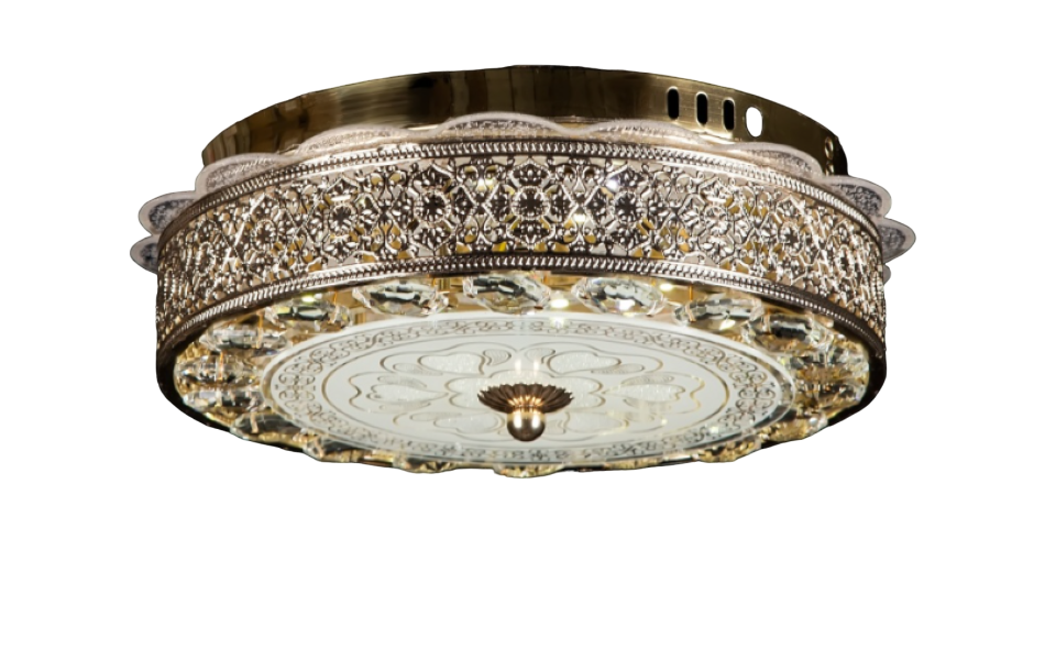 Люстра светодиодная Ray L8804/300X3 Белый/Золотой (AN000079)