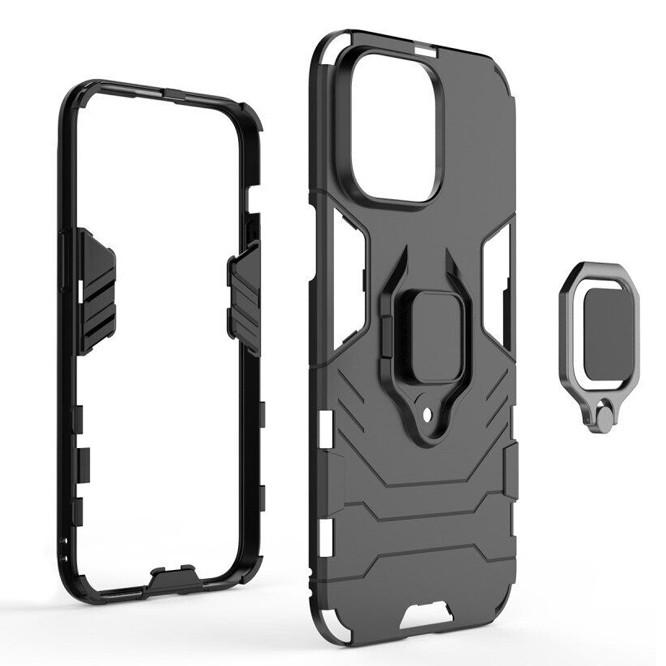 Чехол бампер Primolux Ring Armor для Apple iPhone 15 Pro - Black - фото 6