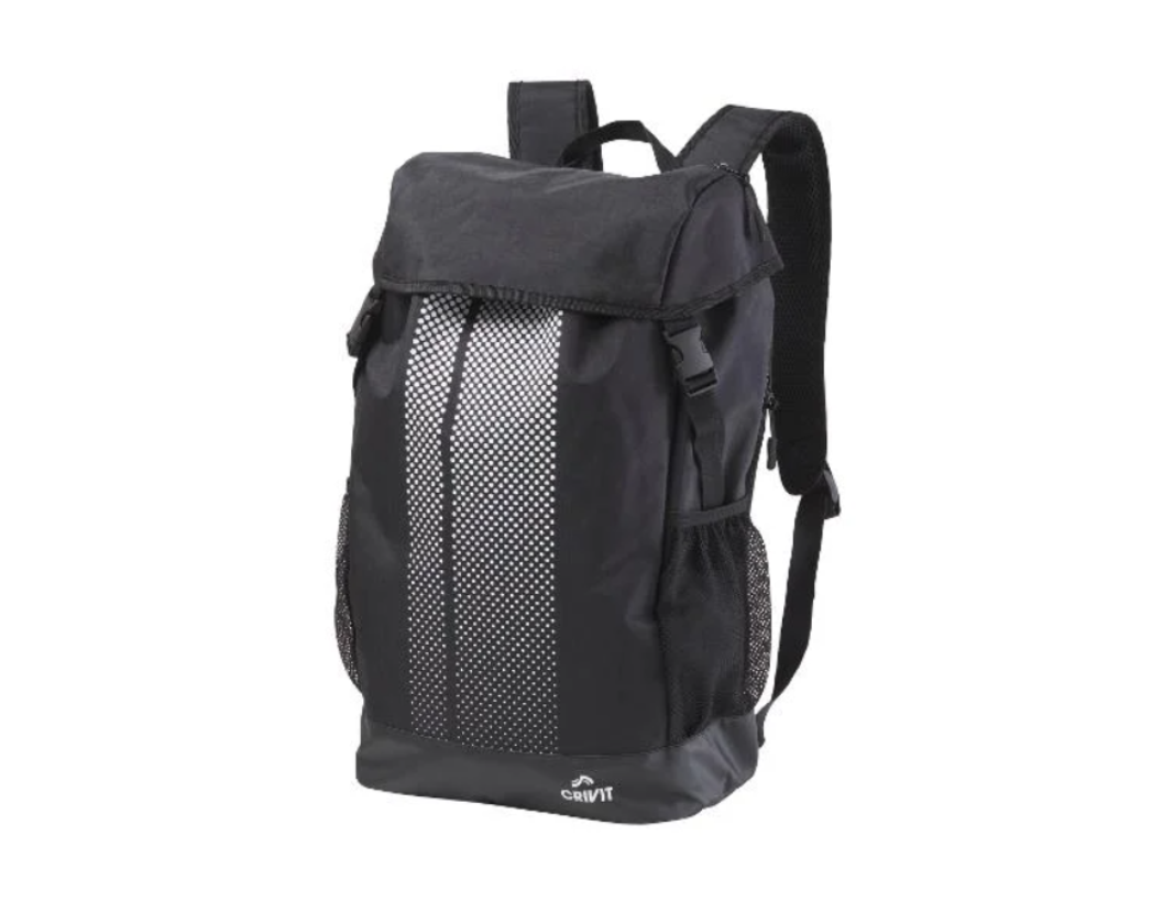 Рюкзак спортивний CRIVIT Sport Basic з вентиляційною сіткою 30х54х16,5 см Чорний (500223)