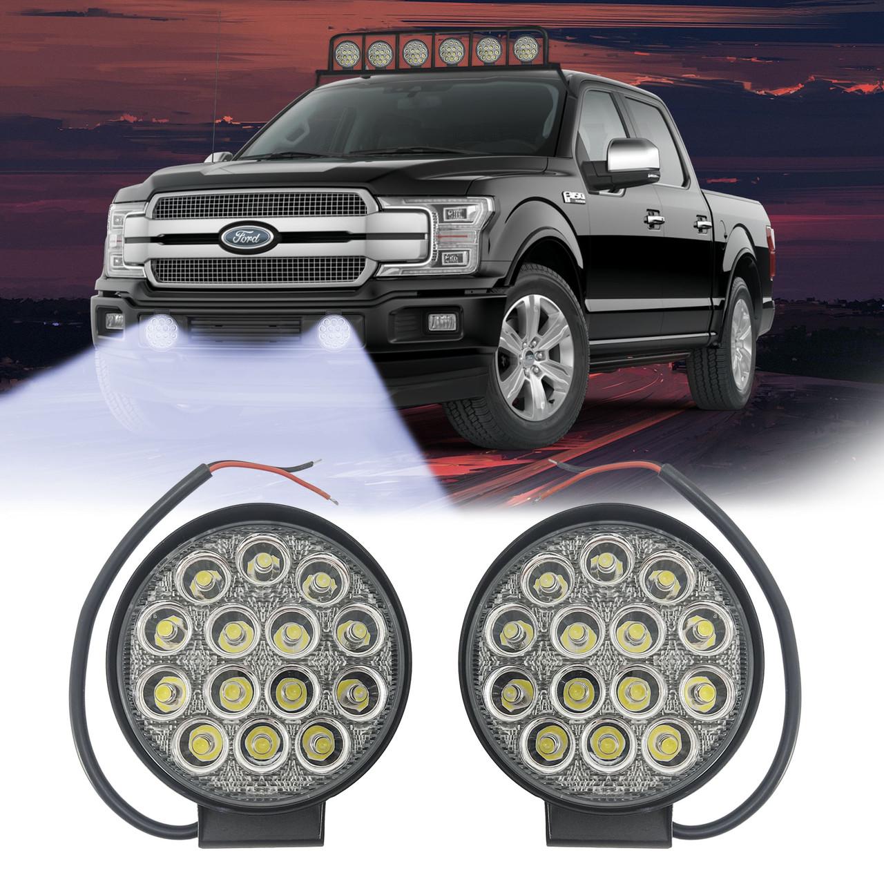 Комплект LED фар 14 диодов 42Вт CREE OSRAM - фото 4 Комплект LED фар 14 диодов 42Вт CREE OSRAM - фото 4