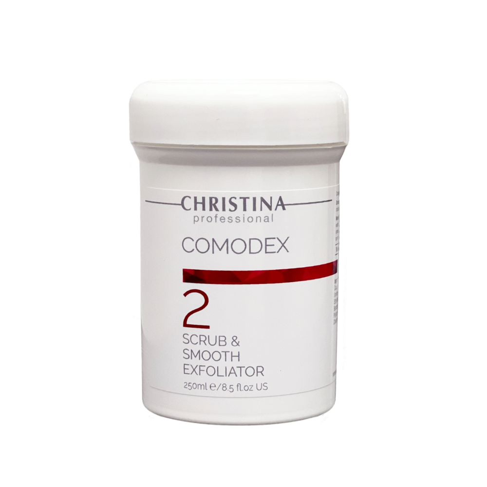 Скраб-ексфоліатор для обличчя вирівнювальний CHRISTINA Comodex Scrub&Smooth exfoliator 250 м Скраб-ексфоліатор для обличчя вирівнювальний CHRISTINA Comodex Scrub&Smooth exfoliator 250 м