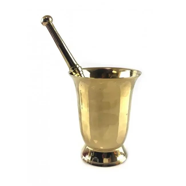 Ступка з товкачем бронзова d-8,5 см/h-10,7 см (34870)