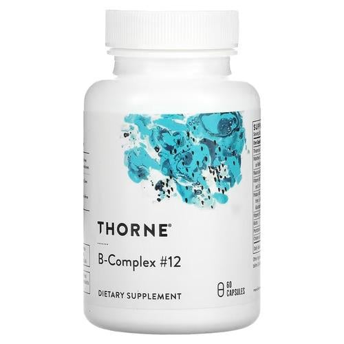 Комплекс вітамінів групи В Thorne B-Complex #12 60 caps (THR-11203)