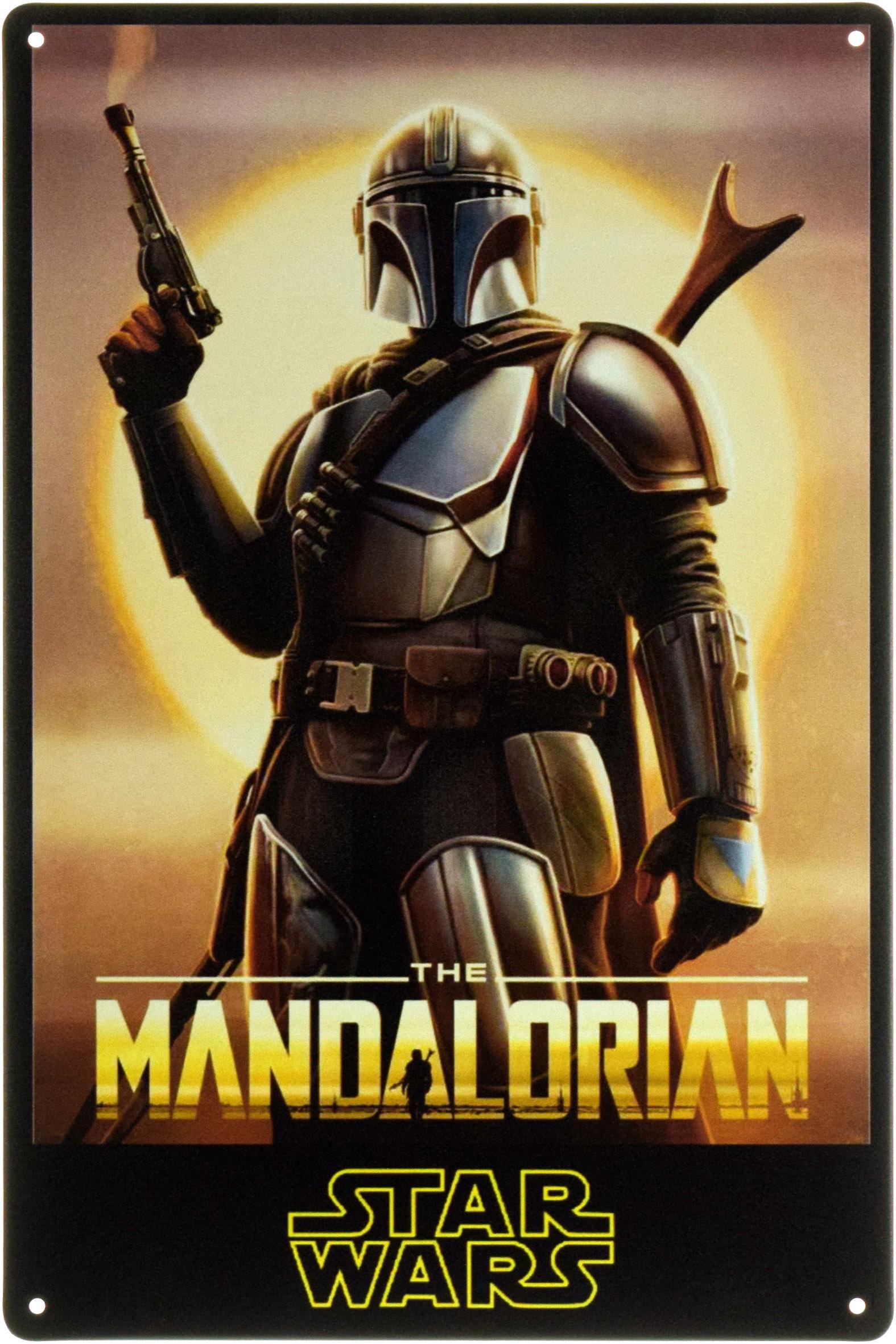 Табличка металева "Star Wars: The Mandalorian" 20x30 см (ms-103676)
