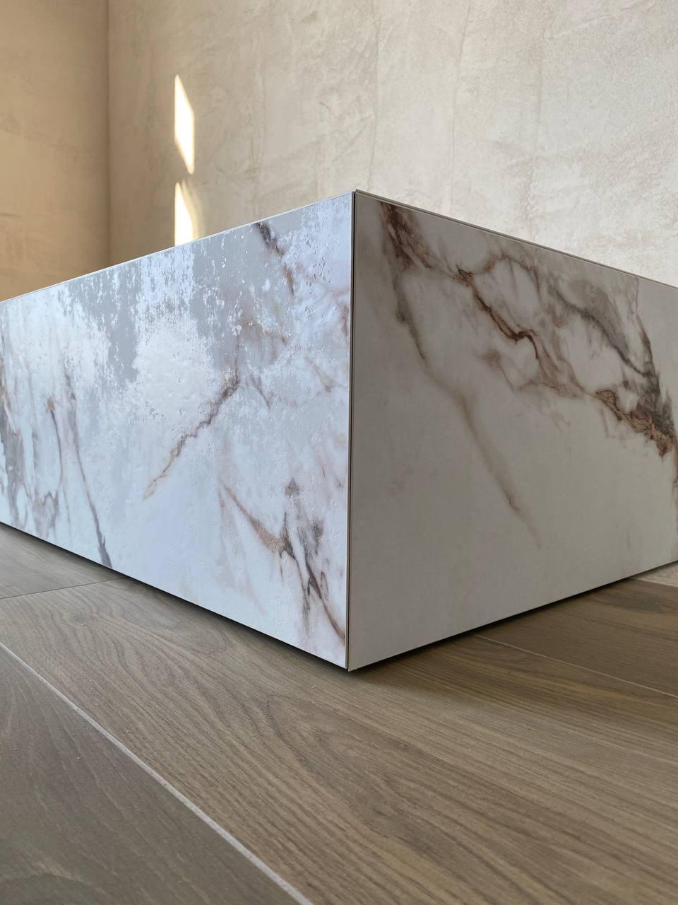 Столик журнальний Cubus 800х1200 мм Білий - фото 3