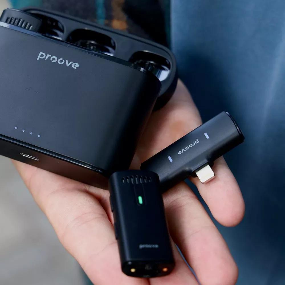 Микрофон беспроводной Proove PMDM00010102 Demo Lightning Black (25307736) - фото 6 Микрофон беспроводной Proove PMDM00010102 Demo Lightning Black (25307736) - фото 6