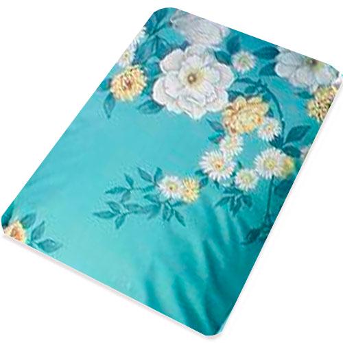 Простынь на резинке Т0712 200х220 см Голубой/Синий (145349)