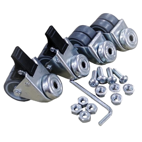 Комплект колес CMS Cube с тормозом 4 шт. Silver (27918234)