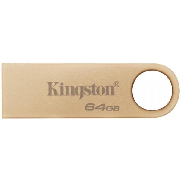 Флеш память Kingston DT SE9 G3 64 GB USB 2.0 Metal Gold (DTSE9G3/64GB)