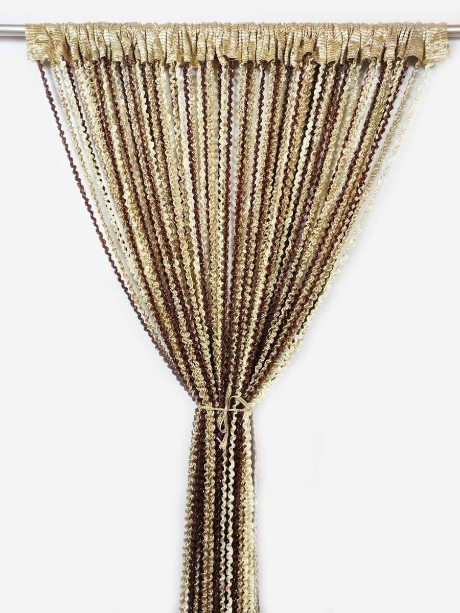 Штори-спіралі Коричневий/Золотий/Бежевий (NS-302)