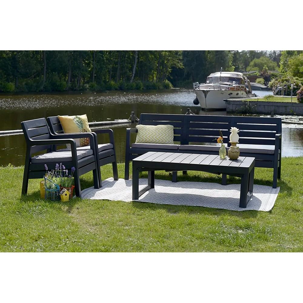 Стол садовый Keter Lyon Графитовый (232300) - фото 14 Стол садовый Keter Lyon Графитовый (232300) - фото 14