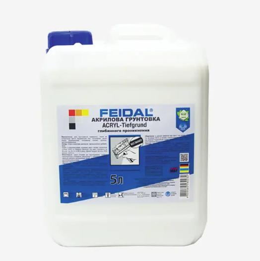 Грунтовка акриловая Acryl-Tiefgrund Feidal 5 л (27581813)