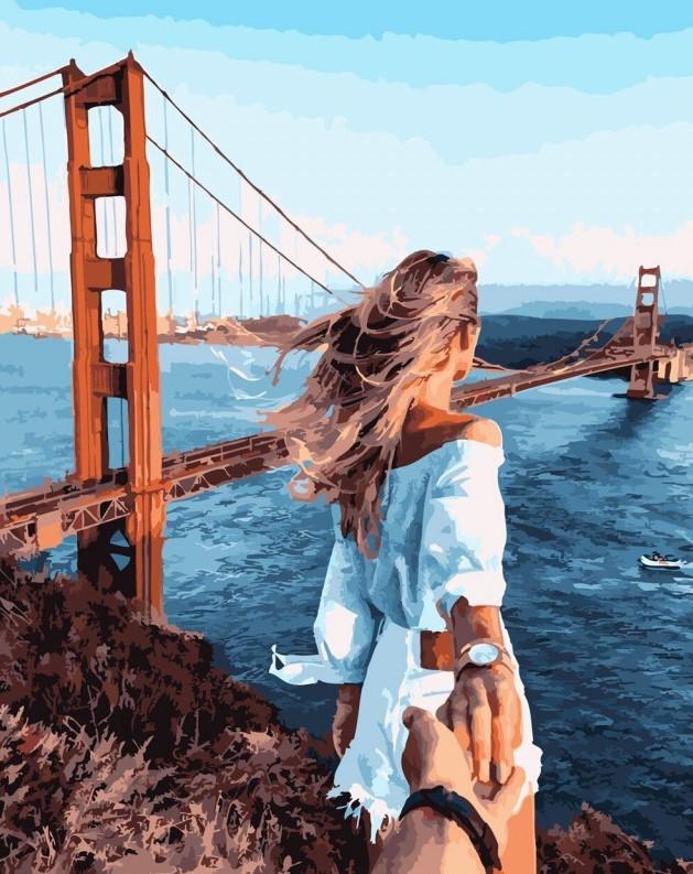 Картина по номерам Josef Otten Города/Люди Мост 40х50 см в термопакете (8270RSB_O-mt)