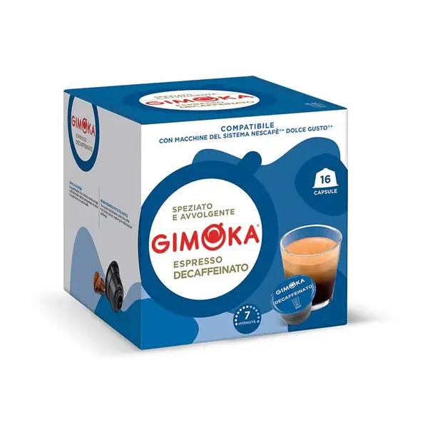 Кава у капсулах Dolce Gusto Gimoka Decaffeinato 16 шт. (Е-187)