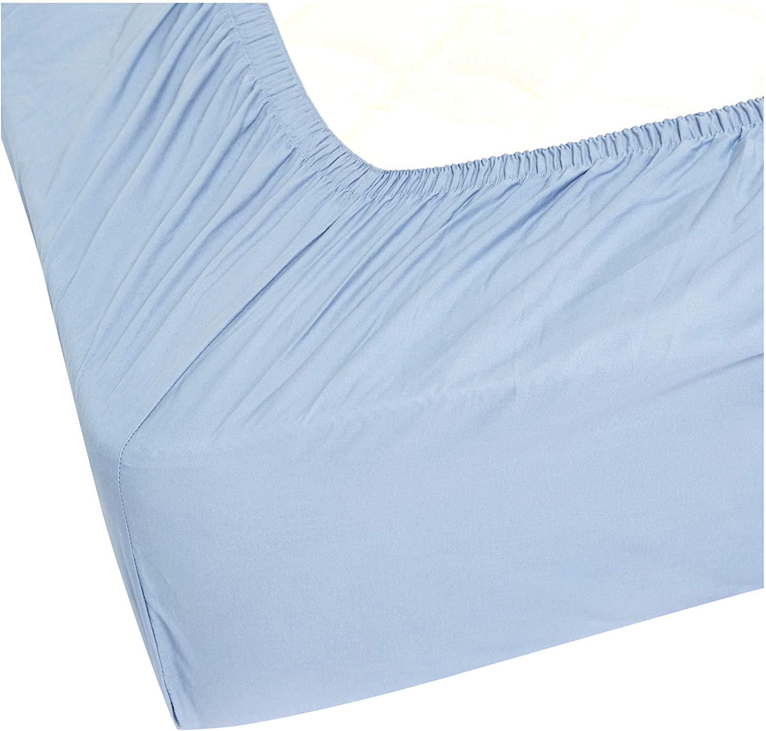 Трикотажная простынь luxtex на резинке home Collection 200х220 см Голубой - фото 3 Трикотажная простынь luxtex на резинке home Collection 200х220 см Голубой - фото 3