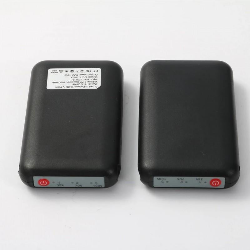 Носки с подогревом Folem 4000 mAh р. 40-45 Черный (679-1) - фото 7