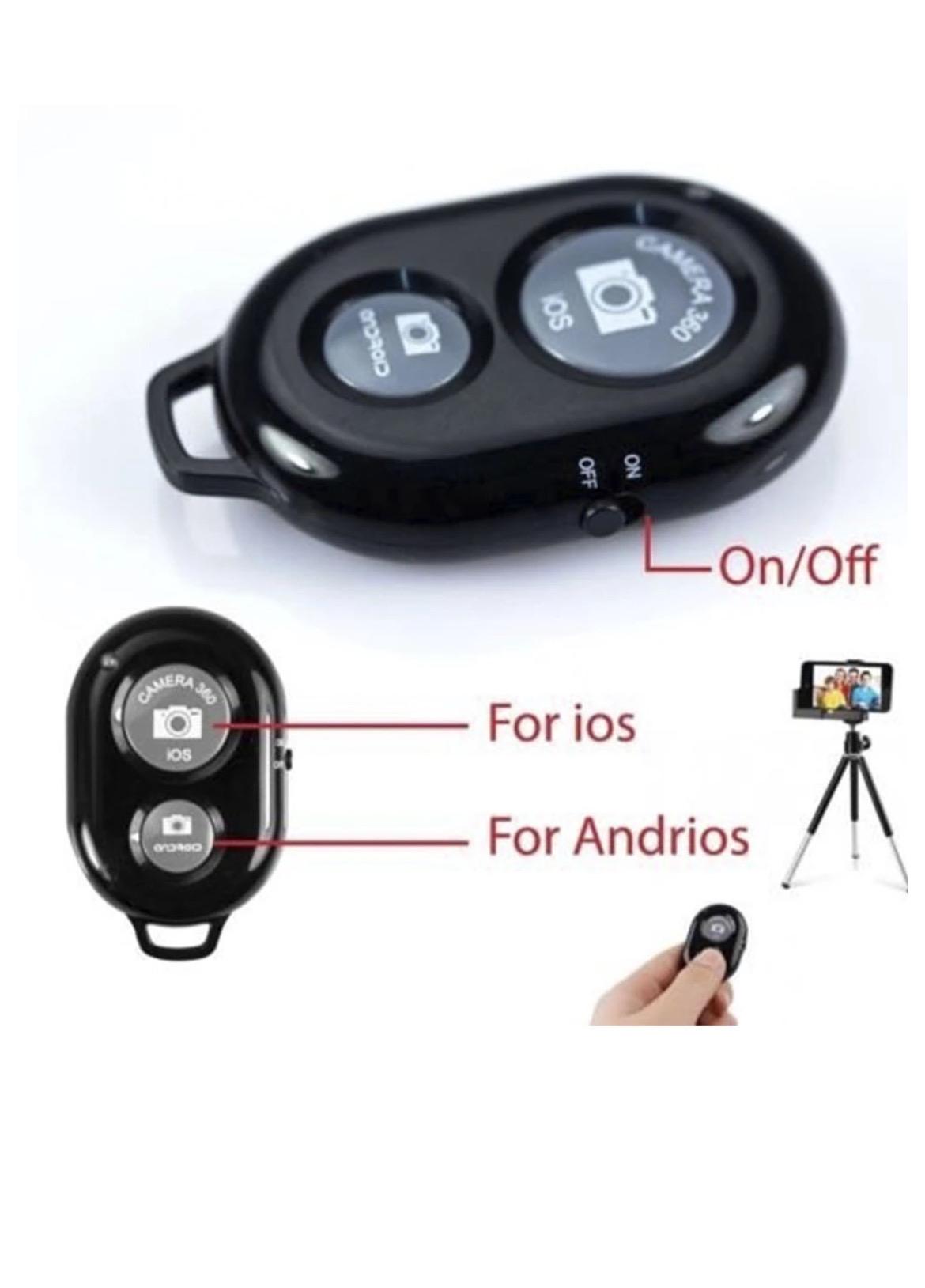 Пульт для телефона Android/iOS Xo Bluetooth кнопка для селфи Черный (762718192) - фото 2