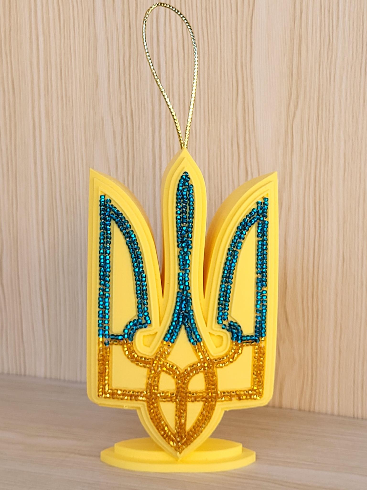 Набір для вишивання бісером BUTTERFLY прикраса Тризуб (М101)