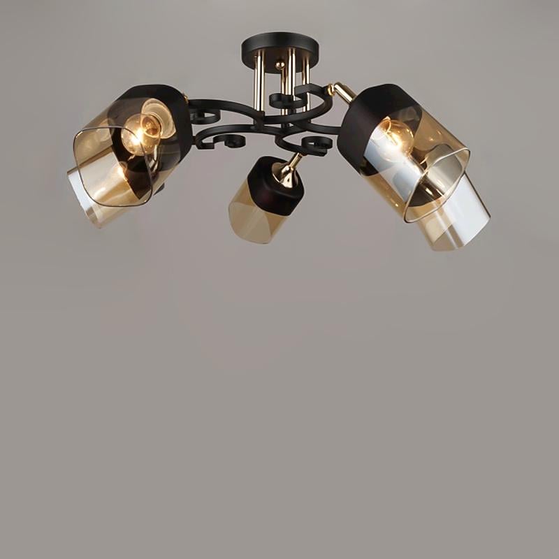 Стельова люстра LightHouse SR-17006/5 D640хH240 Чорний (16060)