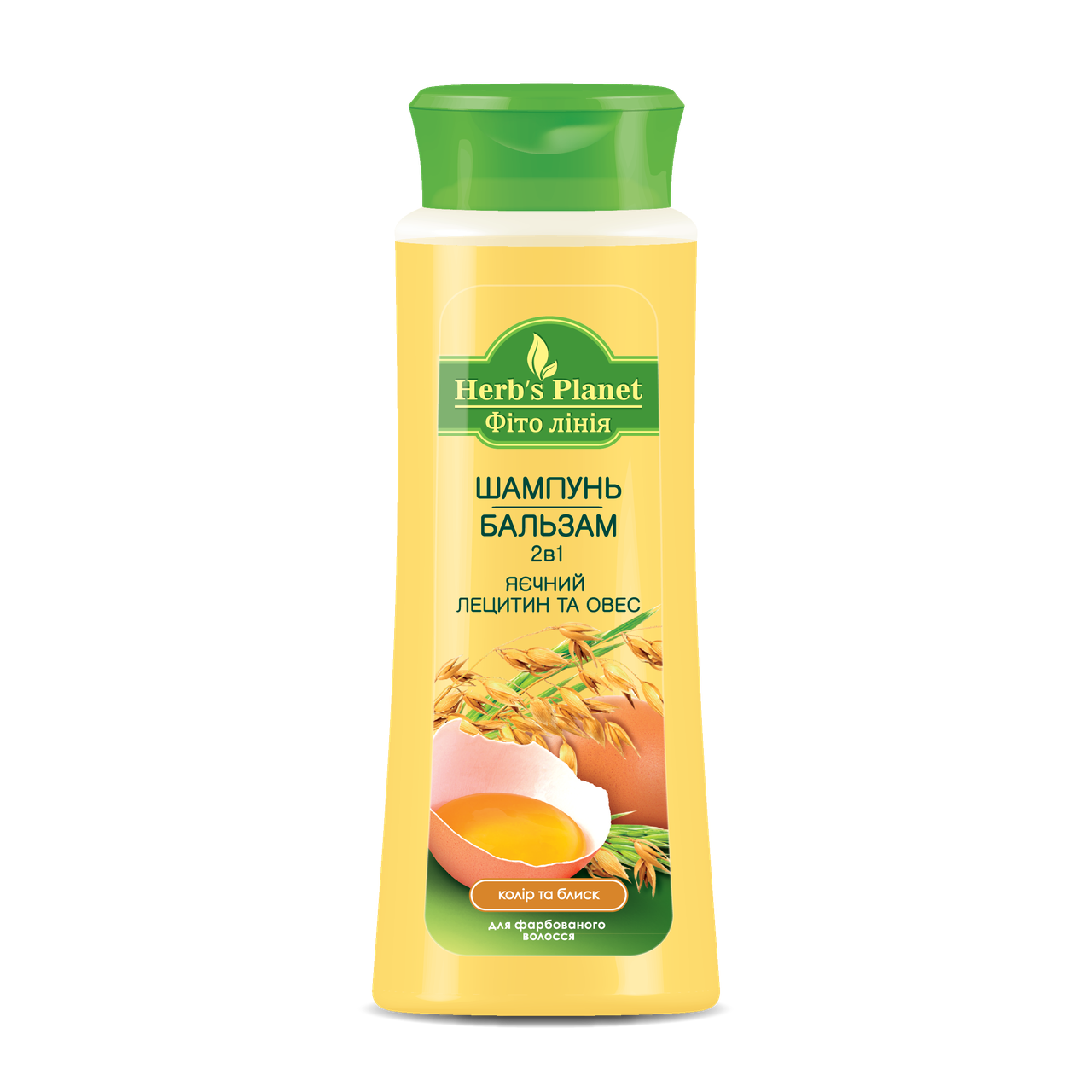 Шампунь-бальзам 2в1 Фито линия Яичный лецитин и овес 240 мл