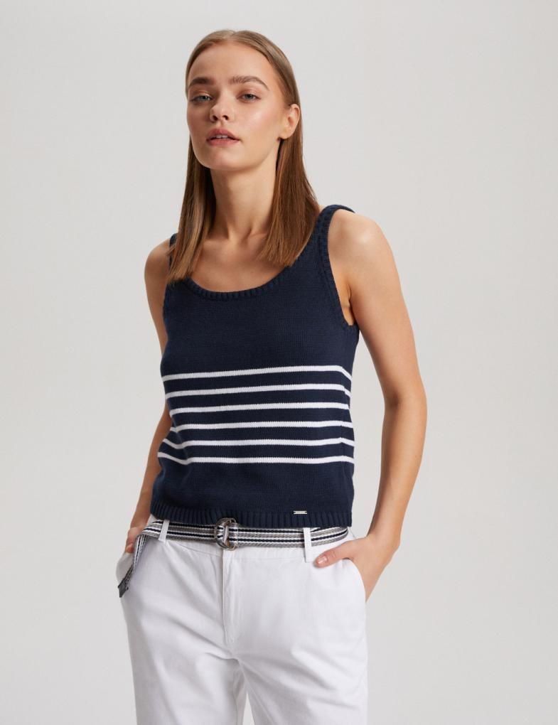 Топ женский Diverse RIBS S Сине-белый (5902598836649)