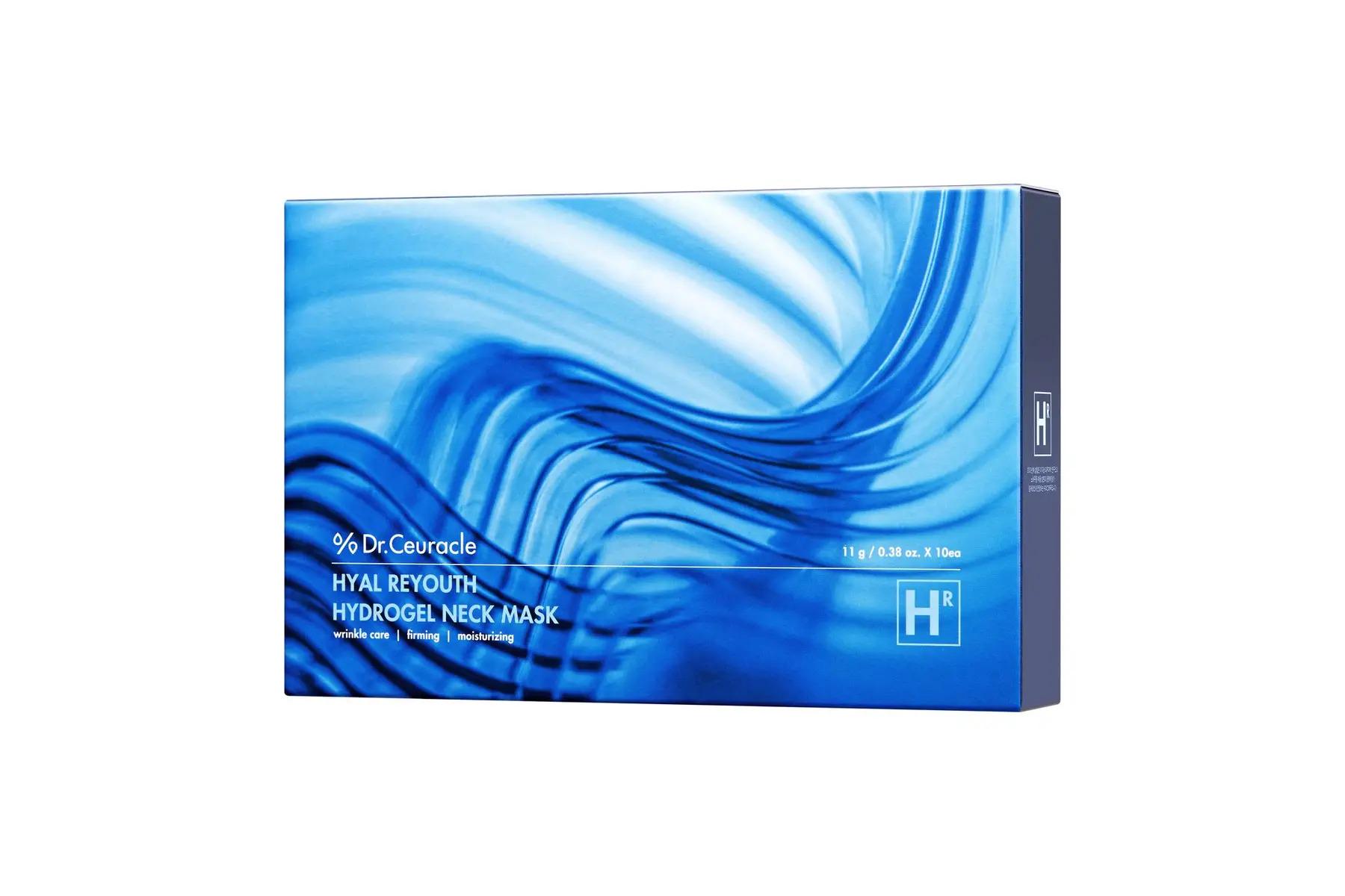 Маска увлажняющая гидрогелевая для шеи Dr.Ceuracle Hyal Reyouth Hydrogel Neck Mask 10 шт.