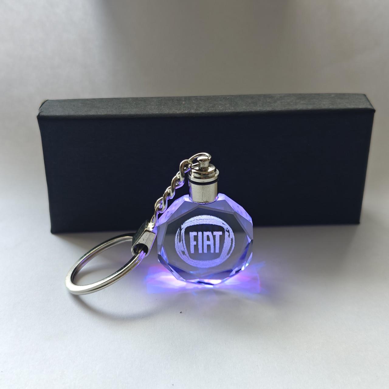 Брелок LED Кристалл FIAT (1211856703)