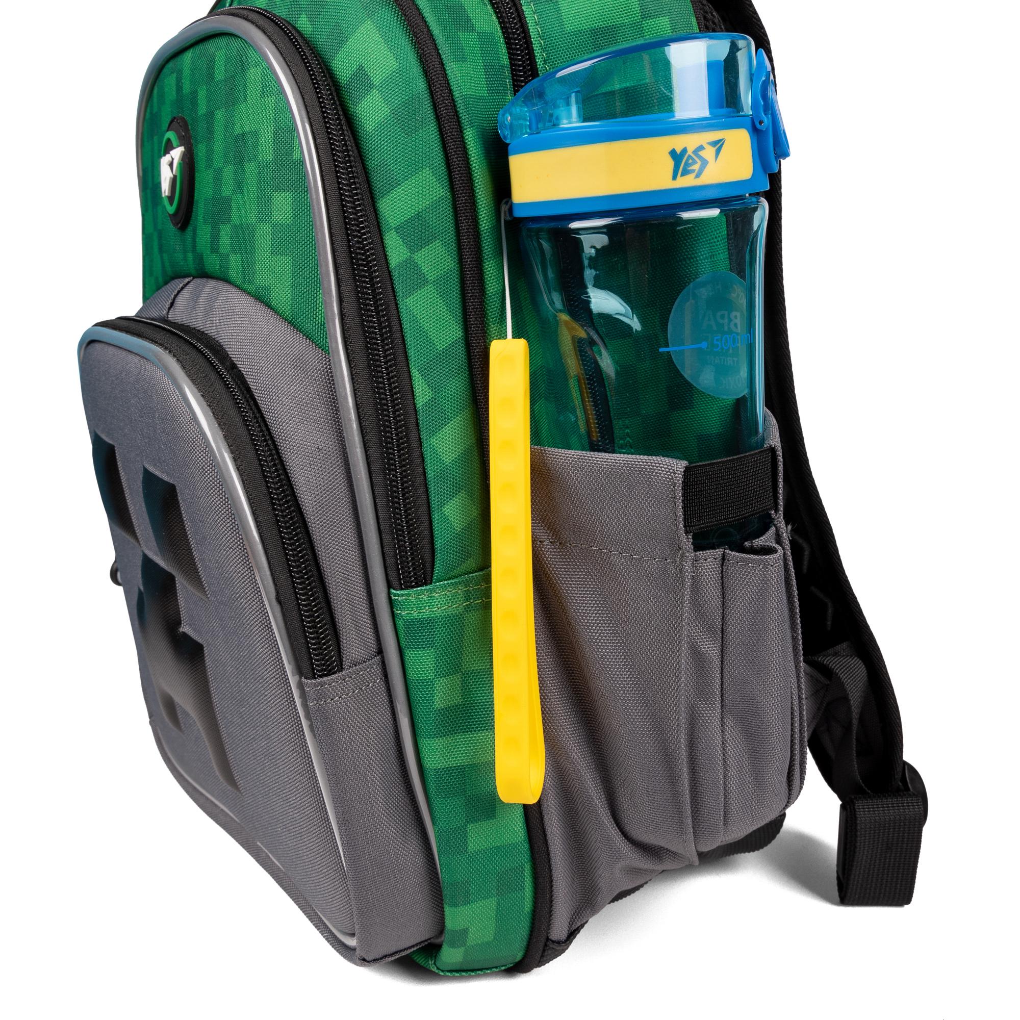 Школьный рюкзак полукаркасный YES Minecraft S-91 (559751) - фото 16