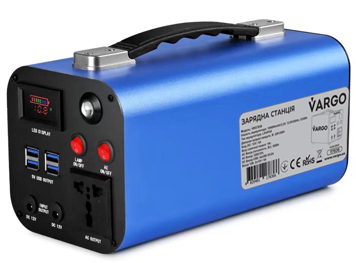 Зарядная станция VARGO VRG7835 300 Вт/222 Вт ч/72000 mAh Зарядная станция VARGO VRG7835 300 Вт/222 Вт ч/72000 mAh