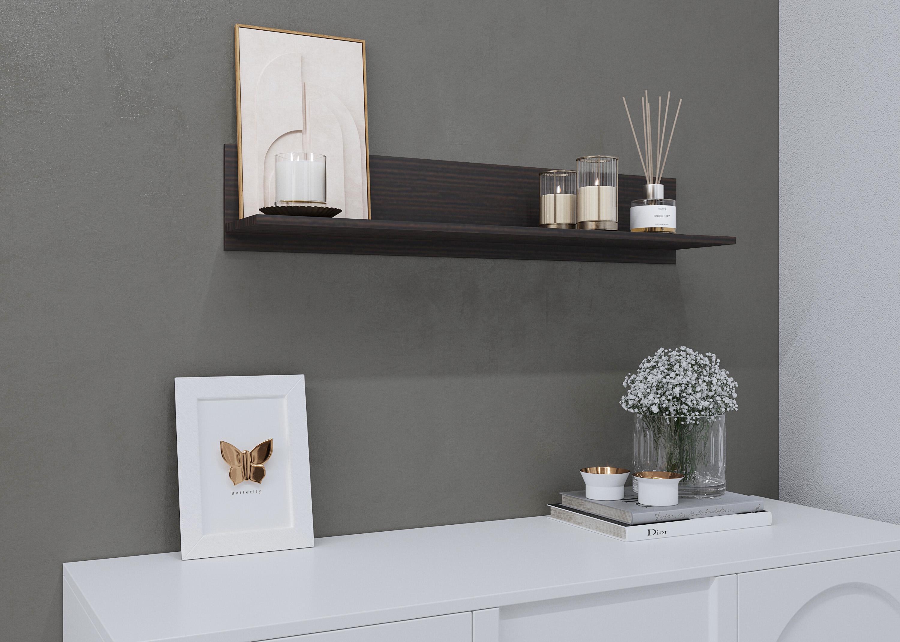 Полиця навісна ST-22 800x150x166 Венге темний (sr25-st22-venge)