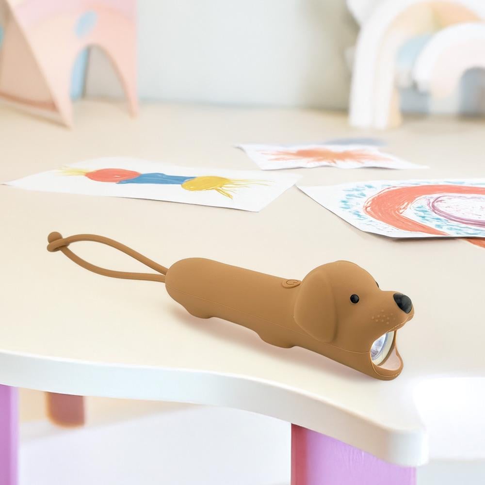 Ліхтарик дитячий LOSSO Собака силіконовий 3,5 Вт (541980330) - фото 4 Ліхтарик дитячий LOSSO Собака силіконовий 3,5 Вт (541980330) - фото 4