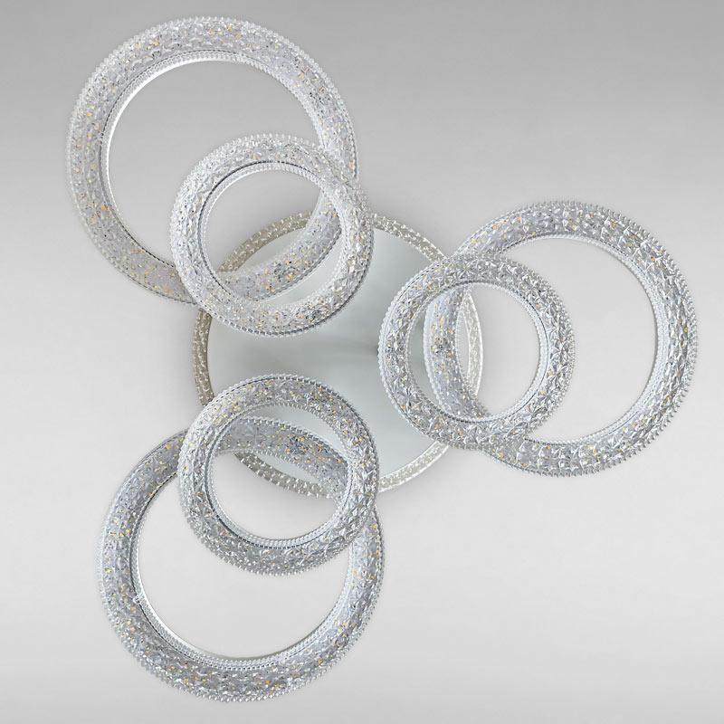 Потолочная люстра LED с подсветкой Light House  SC-18199A/3+3C 168W+20W 2.4G Ф700х140 Белый 