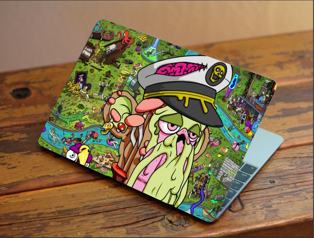 Захисна плівка-наклейка на ноутбук NFT Art 385х260 мм