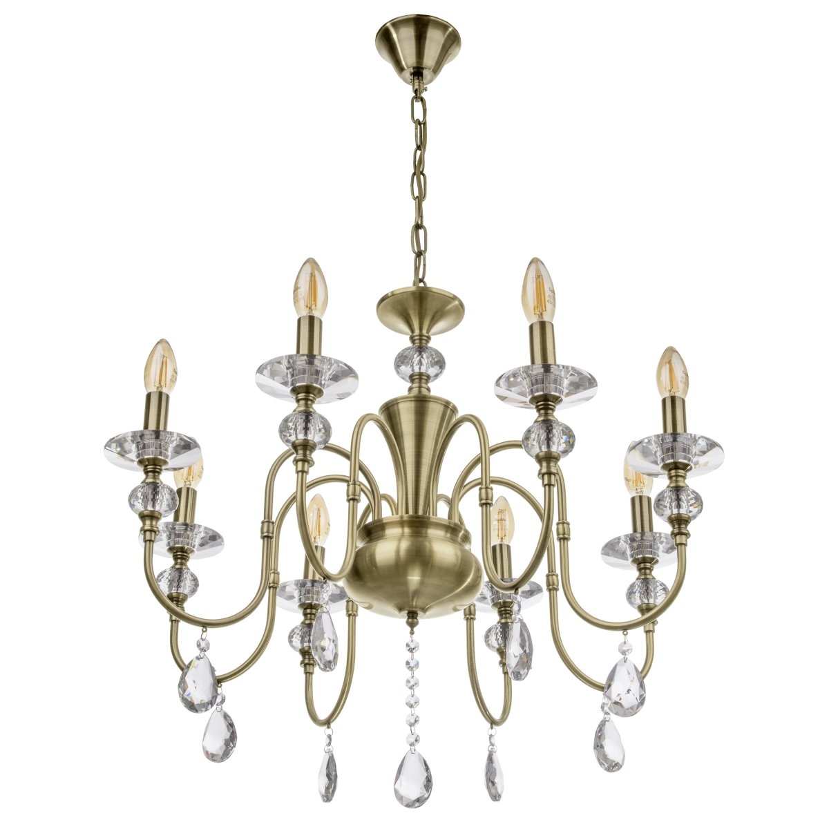 Люстра Brille BCL-710S/8 E14 AB (23-511)