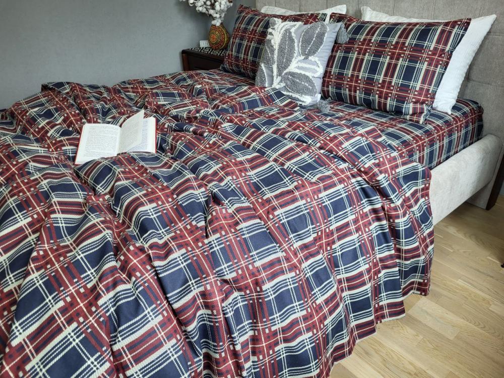 Комплект постельного белья Плазма фланель семейный/наволочки 50х70/70x70 см (8867) - фото 2