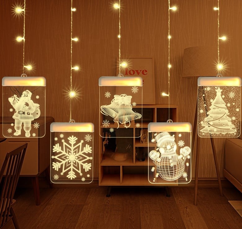 Гірлянда світлодіодна Ltl Різдво 1,5 м завіса