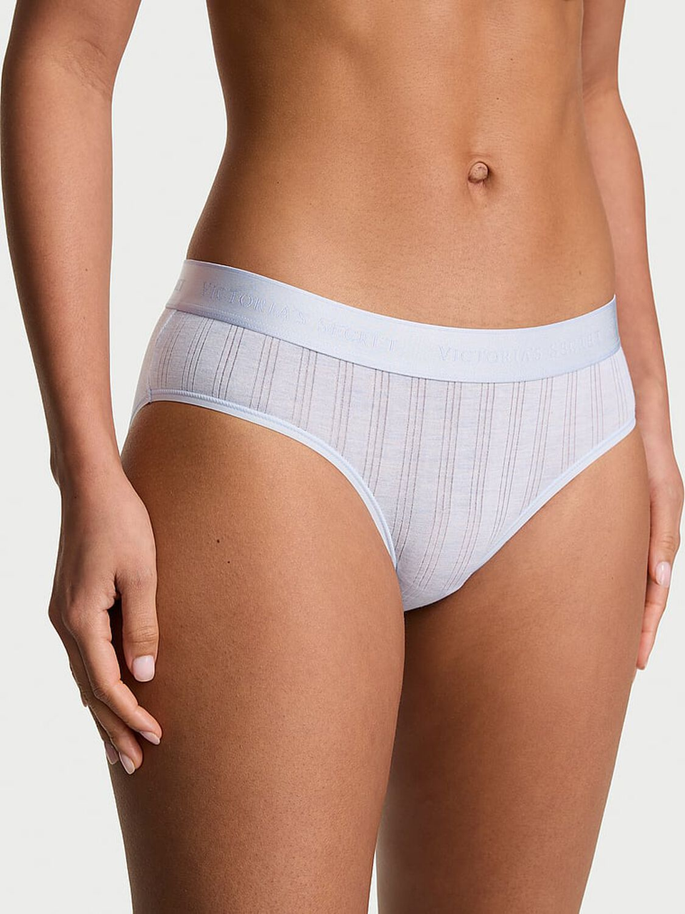 Трусики женские Victoria Secret Ultra-Fine Modal Logo Hiphugger XL Голубой (2783753435)