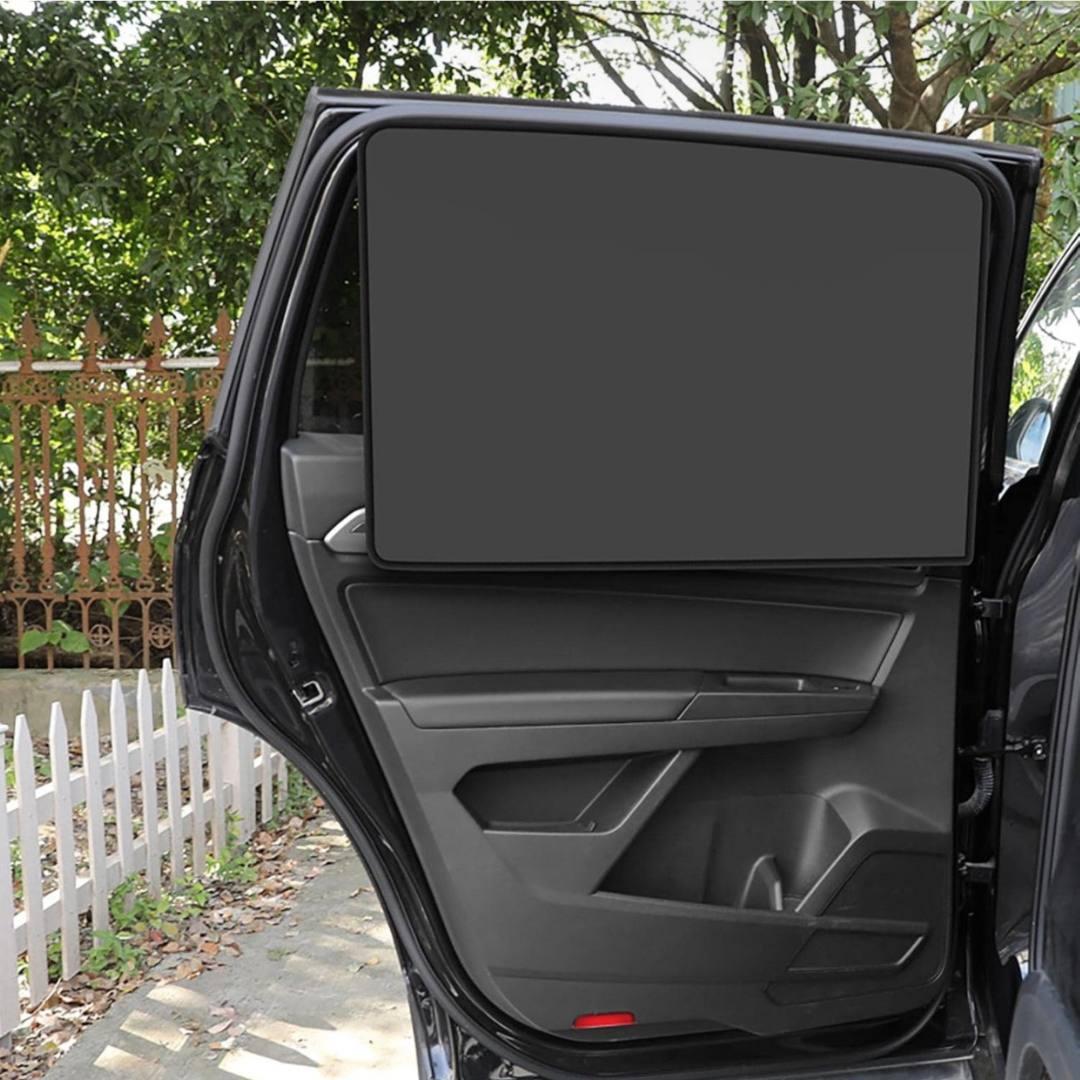 Шторка на магнітах сонцезахисна Bodasan 1 шт. Чорний (WT48) - фото 5