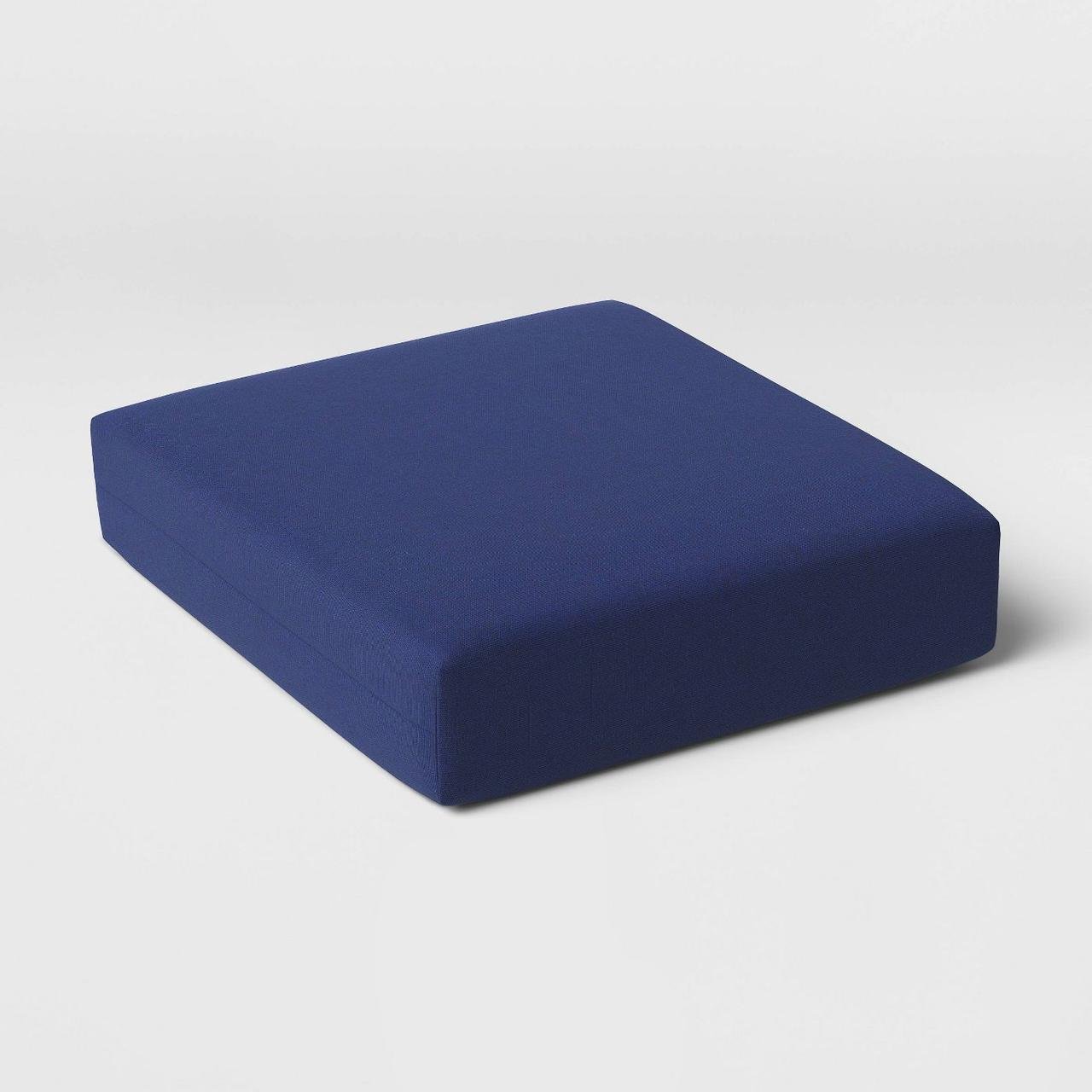 Подушка на стілець/крісло BIG YETI 35x35x10 см квадратна тканина дралон Темно-синій (6149714)