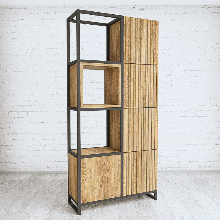 Cтеллаж EcoLoft IN-2330 в стиле лофт (25248850)