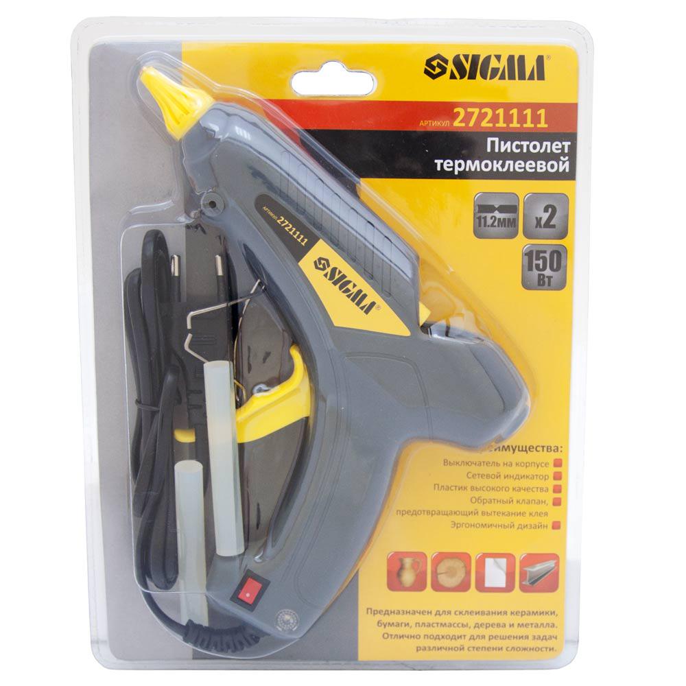 Пістолет клейовий Sigma 2721111 Ø11,2 мм 150 Вт (2721111) - фото 6 Пістолет клейовий Sigma 2721111 Ø11,2 мм 150 Вт (2721111) - фото 6
