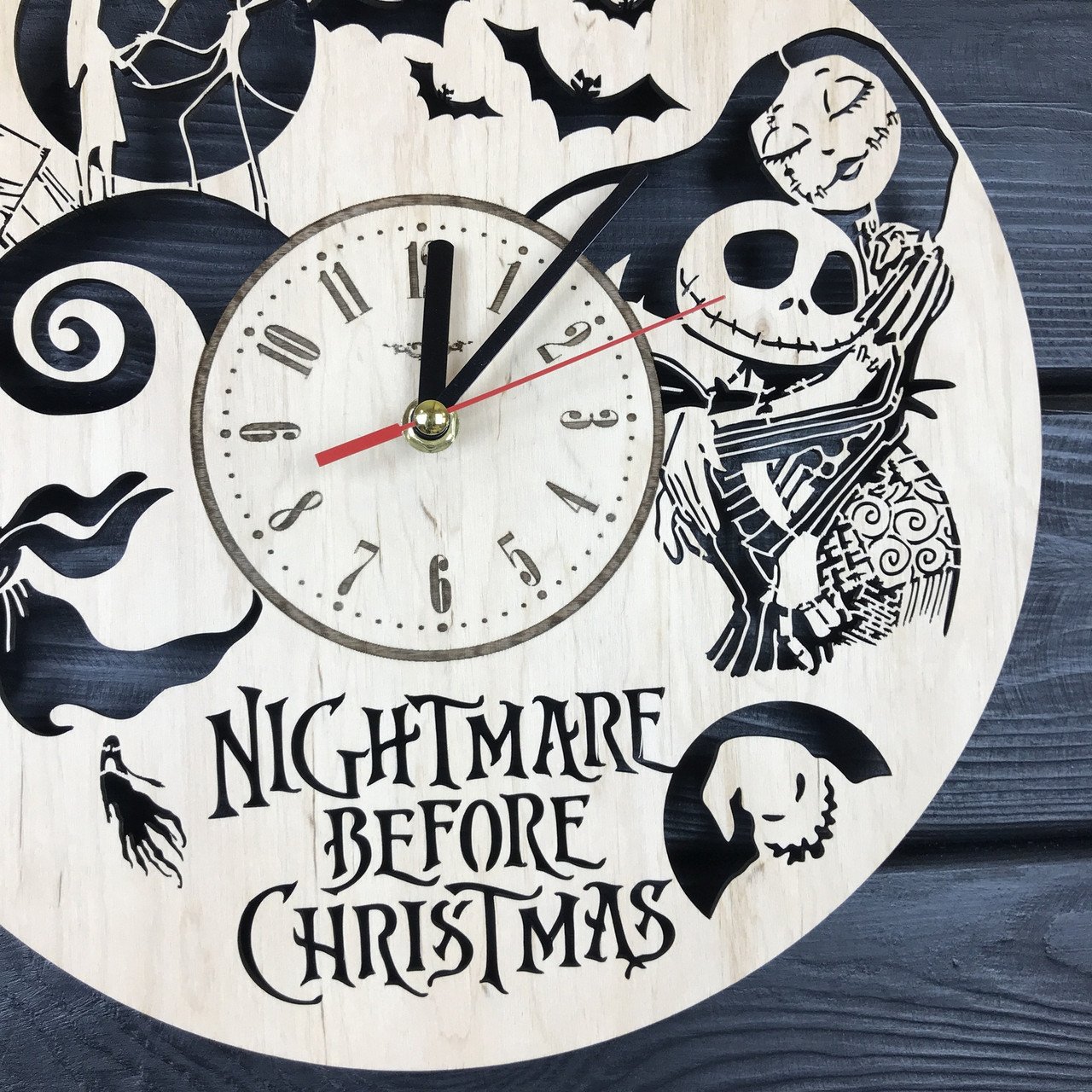 Годинник настінний великий "Nightmare before Christmas" - фото 3