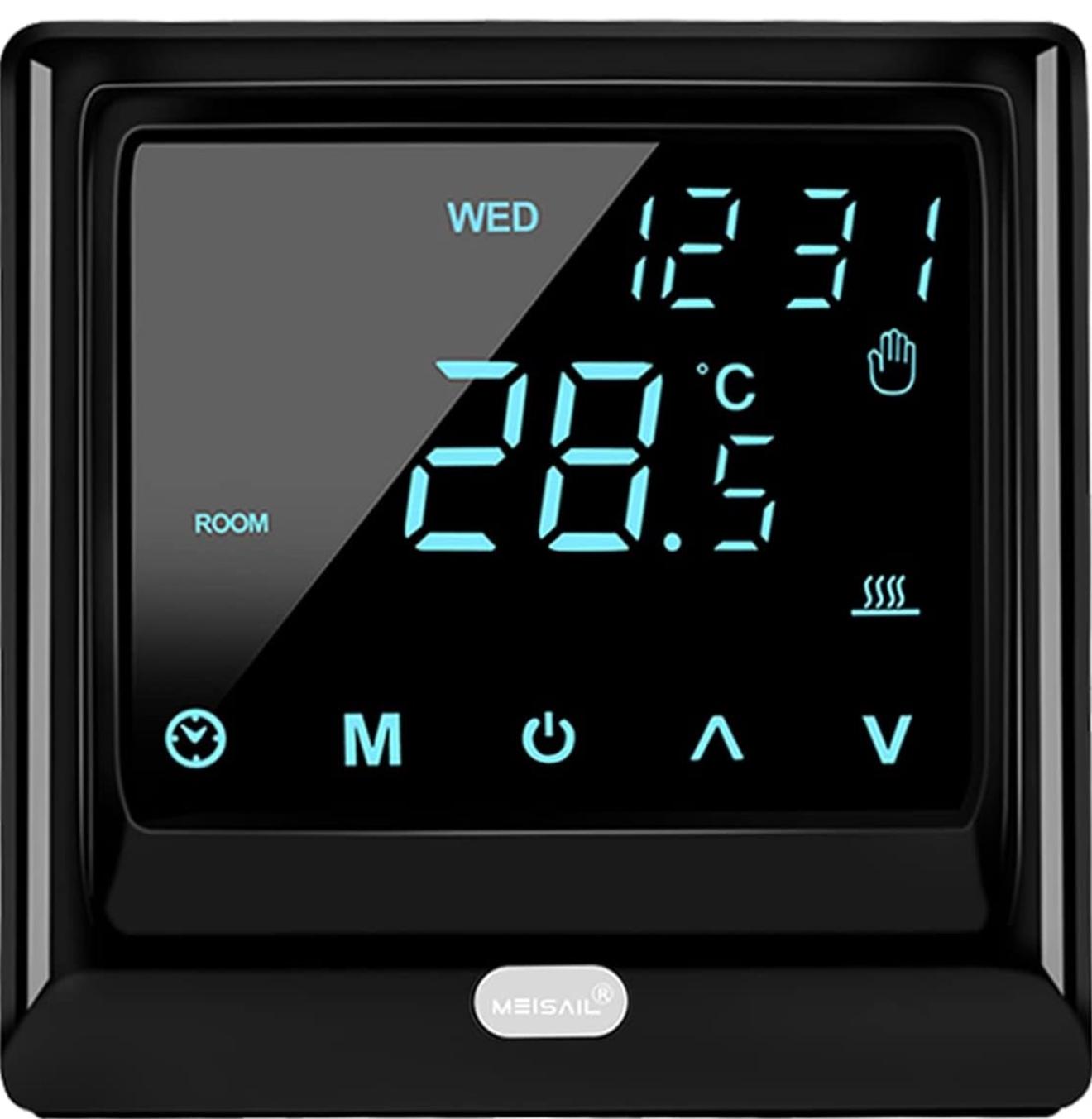Терморегулятор програмований з Wi-Fi MH1824 Black (26675255)