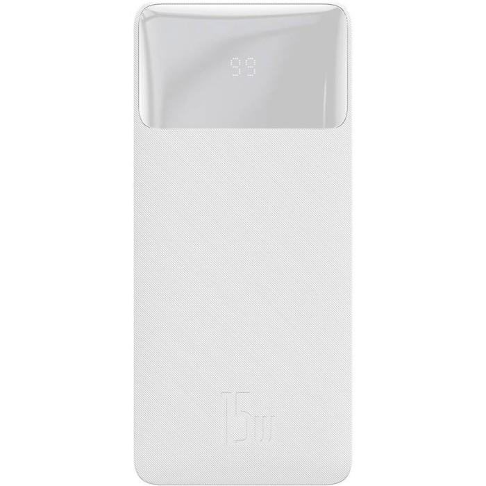 Батарея портативная BASEUS Bipow Digital Display Overseas Edition PPBD050102 20000 mAh 15 W White