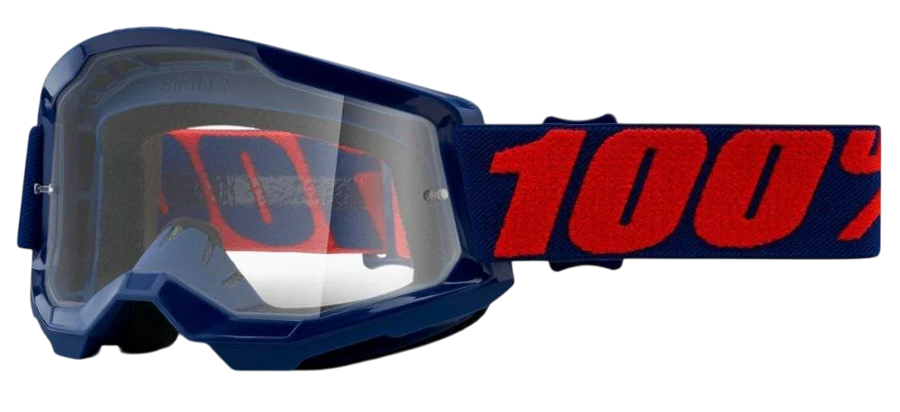 Мотоокуляри 100% STRATA 2 Goggle Masego/Clear Lens (14956)
