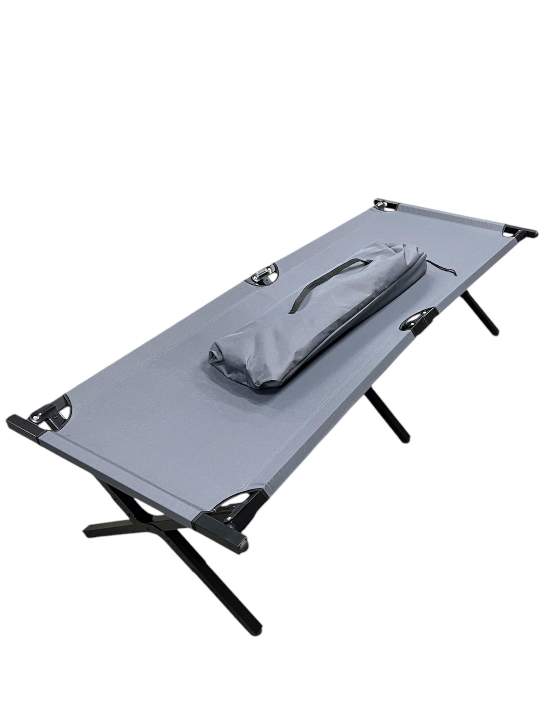 Розкладачка військова сталевий каркас до 250 кг 12 кг (25369277)