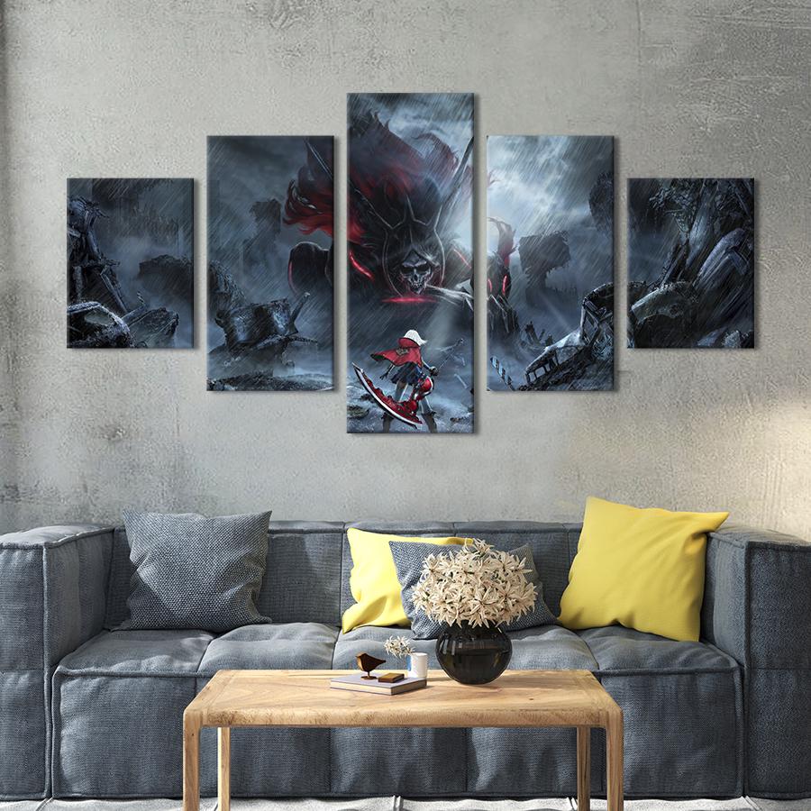 Картина на холсте Тёмное мрачное аниме 162x80 см (1020-52)