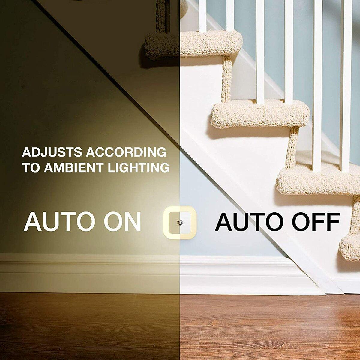 Нічник світлодіодний Sirius в розетку з автоматичним вимкненням Білий (TL-9029) - фото 4 Нічник світлодіодний Sirius в розетку з автоматичним вимкненням Білий (TL-9029) - фото 4